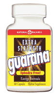 Extra Strength Guarana 60 Cap from Natural Balance