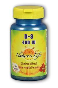 Natures life: Vitamin d 400 iu 100ct
