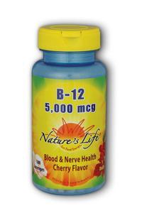 Natures Life: Vitamin B-12, 5000 mcg 100ct