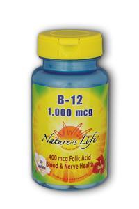 Vitamin B-12, 1,000 mcg, 50ct