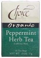 Tea,og,peppermint herb Case of 1 / 16 CT from Choice Organic Teas