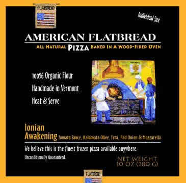PIZZA IONIAN AWAKENING Case of 8 / 9.3 OZ from AMERICAN FLATBREAD PIZZA