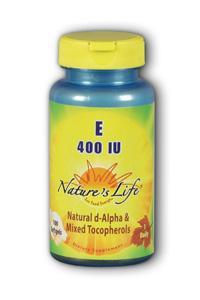 Natures life: Vitamin e, 400 iu 100ct