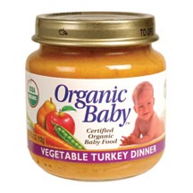 Vegetable turkey dinnr,og Case of 24 / 4 OZ from Organic Baby