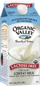 MILK,OG,UHT,LACTOSE FR,LF Case of 6 / 64 OZ from Organic Valley