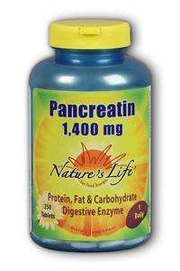 Natures Life: Pancreatin 4X Strength 250ct