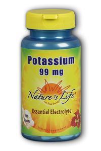 Natures Life: Potassium, 99 mg 100ct