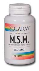 MSM 180ct 750mg from Solaray