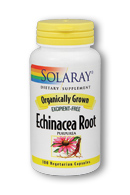 Organic echinacea purpurea root, 100ct 450mg