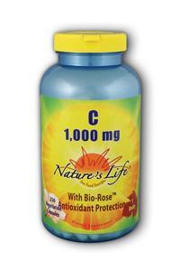 Natures Life: Vit C 1,000 mg Caps 250ct