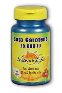Natures Life: Beta Carotene 10,000 IU 100ct