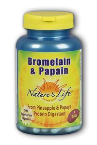 Natures life: Bromelain & papain 100ct