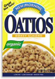 Oatios,og,honey almond Case of 12 / 10 OZ from New Morning