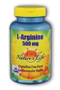 Natures Life: L-Arginine, 500 mg 100ct