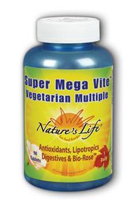 Natures Life: Vegan Super Mega Vite 90ct