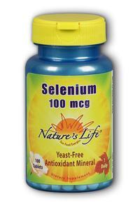 Natures life: Yeast free selenium 100 mcg 100ct