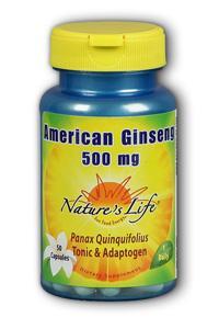 Natures Life: American Ginseng  500 mg 50ct