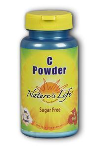 Natures Life: C Powder+ Calcium Magnesium Vitamin K 4oz