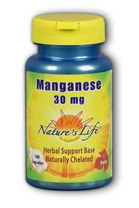 Natures Life: Manganese, 30 mg 100ct