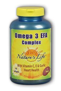 Natures Life: Omega III EFAs-EPA  DHA 90ct