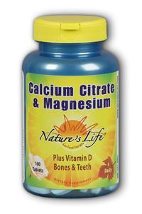 Natures Life: Calcium Citrate & Mag 100ct