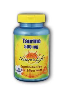 Natures Life: Taurine 500mg 100ct Caps