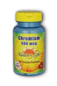 Natures Life: Chromium 500 mcg 100ct
