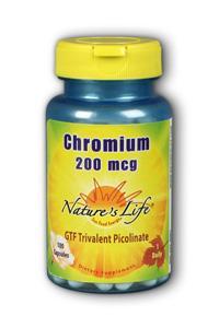 Natures Life: Chromium 200 mcg 100ct