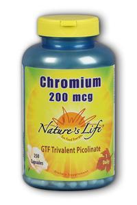 Natures Life: Chromium 200 mcg 250ct
