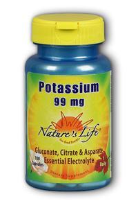Natures Life: Potassium, 99 mg 100ct