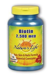 Natures Life: Biotin 2500 mcg 200ct 2500mcg