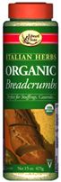 BREADCRUMBS,OG,ITAL HERB Case of 6 / 15 OZ from Edward and Sons Trading Co