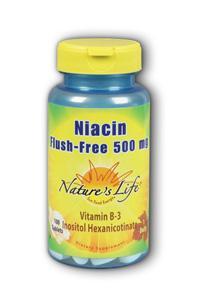 Natures Life: Flush-Free Niacin, 500 mg 100ct