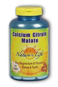 Natures Life: Calcium Citrate  Malate 120ct