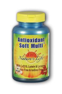 Natures life: Antioxidant soft multi 60ct
