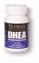 DHEA 25mg 100ct from Ultimate Nutrition