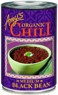 AMY'S: Chili organic medium black bean 14.7 OZ