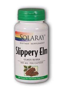 Slippery Elm Bark 100ct 400mg from Solaray