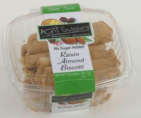 Nsa biscotti,splt,rsn alm Case of 12 / 7 OZ from Aunt Gussies