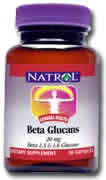 Beta Glucan 20mg 30 caps from NATROL