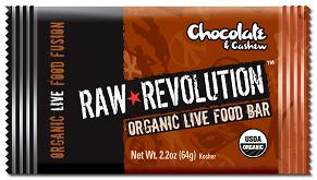 BAR,OG,CHOCOLATE & CASHEW - 12 / 2.2 OZ from Raw Revolution
