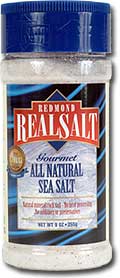 Real salt,9 oz shaker Case of 12 / 9 OZ from Real Salt
