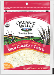 MILD CHEDDAR,OG,SHRED Case of 12 / 6 OZ from Organic Valley