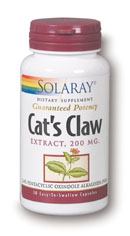 Guaranteed potency cat's claw, 30ct 200 mg