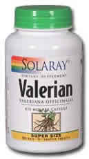 Valerian Root 180ct 470mg from Solaray