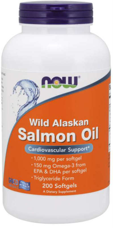 NOW: Wild Alaskan Salmon Oil 200 softgels