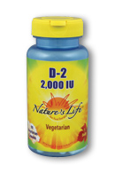 Natures life - Vitamin d-2 2000 iu 90 ct