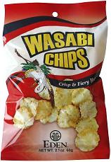 Eden Foods: Chips,hot 'n spicy wasabi 2.1 OZ