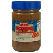 ALMOND BUTTER,CREAMY - 1 / 12 OZ from Arrowhead Mills