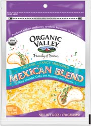 Organic Valley: Mexican cheese,og,shred 6 OZ